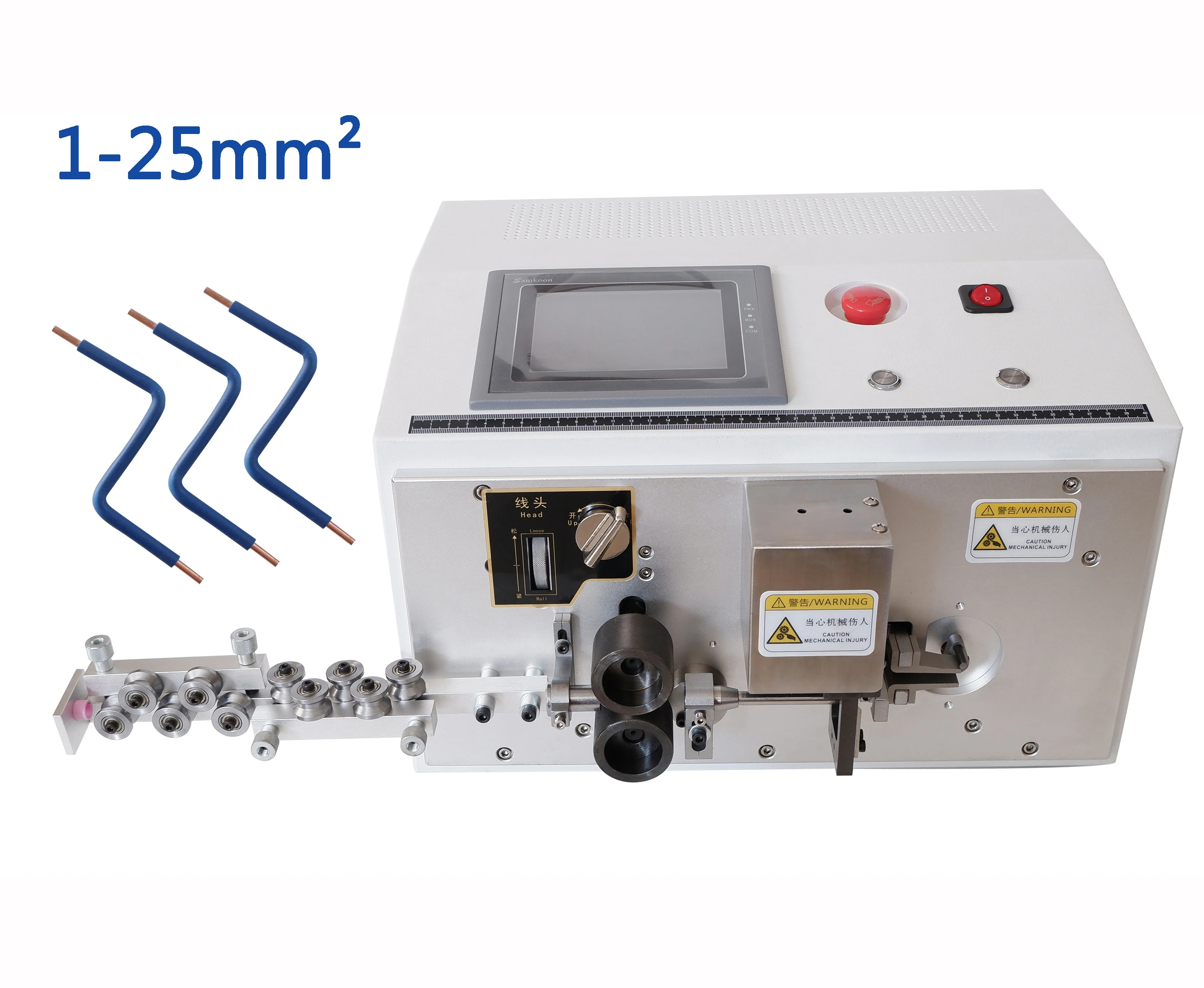 ZS-ZW-25 Factory production automatic wire cutting machine 1-25 square high speed automatic stripping and bending machine