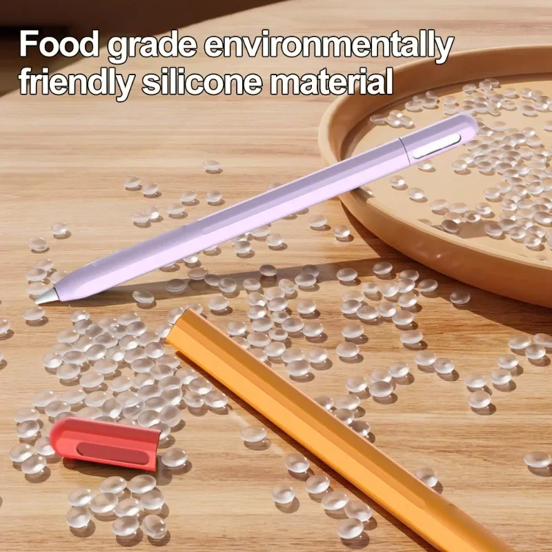 Stylus Cover Silicone Pen Case for Apple Pencil Pro Color Matching Cases Non-slip Anti-Scratch Protection Soft Silicone Sleeve