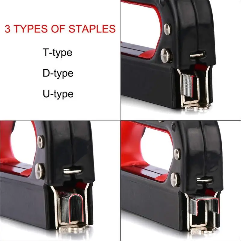 3 In 1 Nail Gun DIY Furniture Construction Stapler Upholstery Staple Gun With 600 Staples Home Decor Carpentry Tools