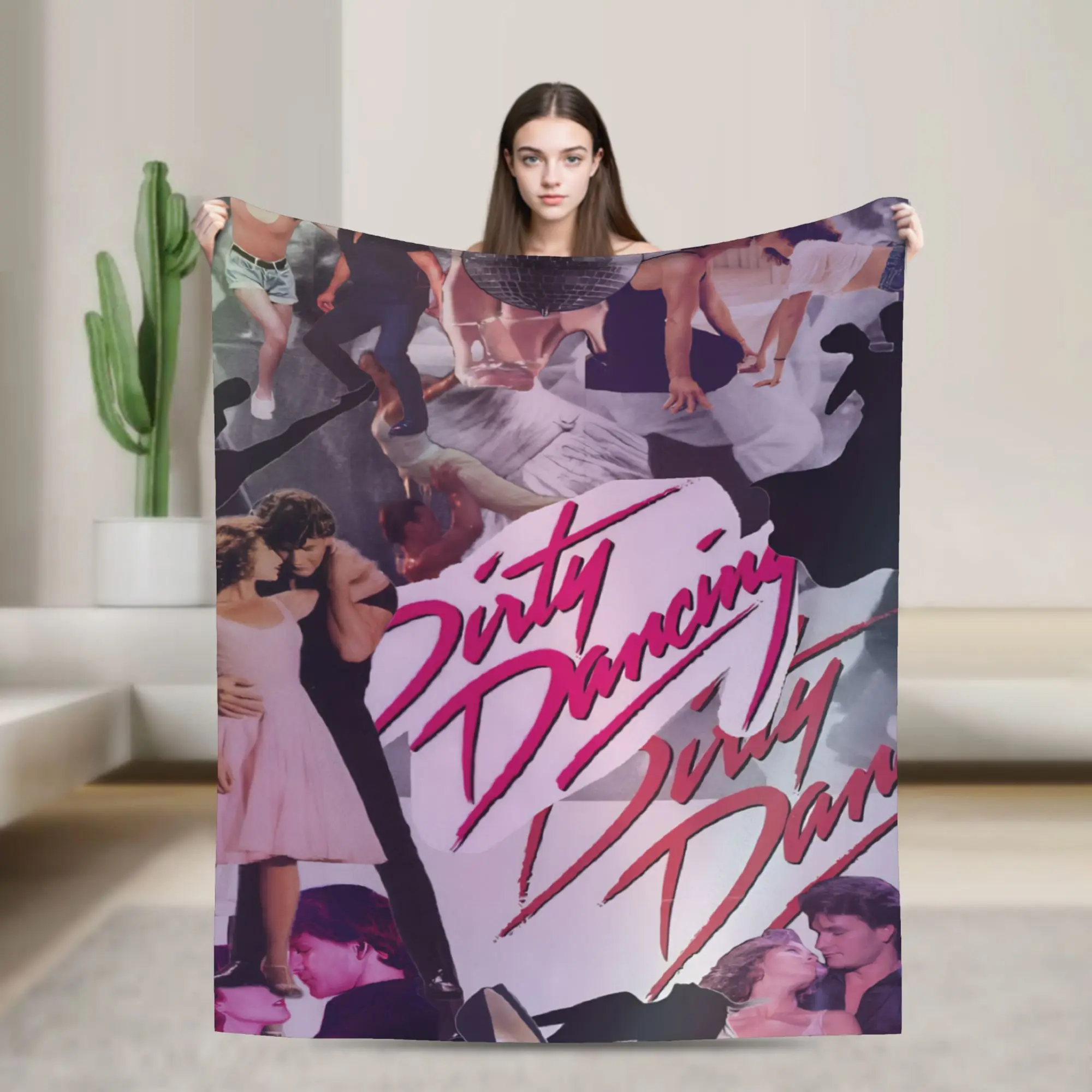 Dirty Dancing Blanket Multi-size Soft and Lightweight  Throw Blankets for Couch Sofa and Bed