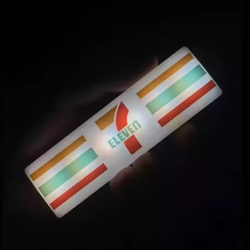 Coffee Shop Magnetic Fridge Stickers Creative Convenience Store Light Signs Home Decorative Ornaments 711 Luminous Light Boxes