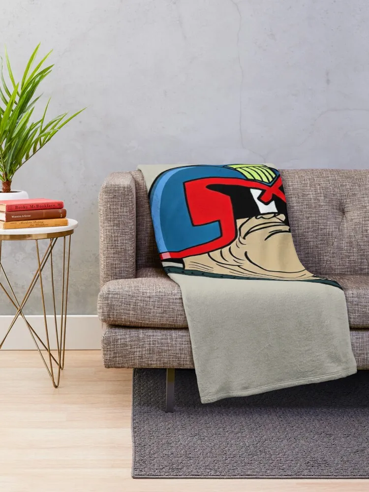 Dreaded Judge Dredd - I Am the Law vol.35 Throw Blanket Beautifuls blankets ands wednesday Giant Sofa Blankets