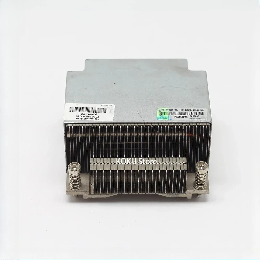

Оригинальный кулер для процессора ProLiant DL380E G8 Gen8 DL380EG8, радиатор, серверный радиатор 677090-001 663673-001 6043B0111501A2, кулер
