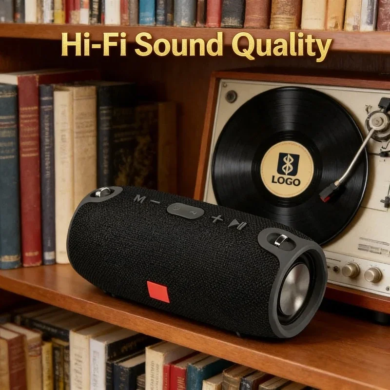 

Outdoor Waterproof 40W TWS Bluetooth Speaker 3600mAh Portable Subwoofer Boombox PC Column with BT AUX TF USB