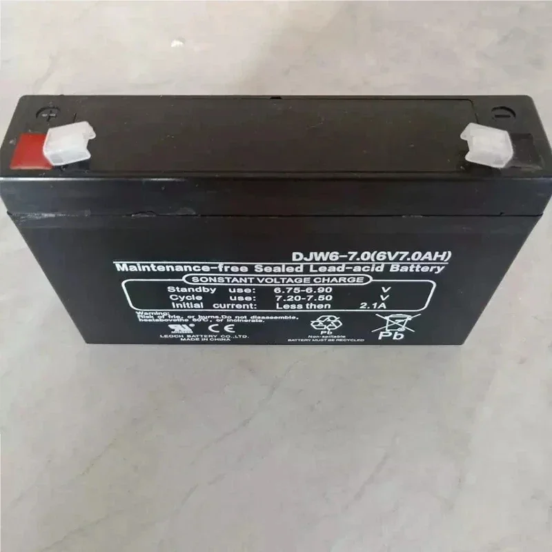 DJW6-7 6V 7.0AH Storage Battery Maintenance Free for Electric Vehicles 6V7AH High-quality