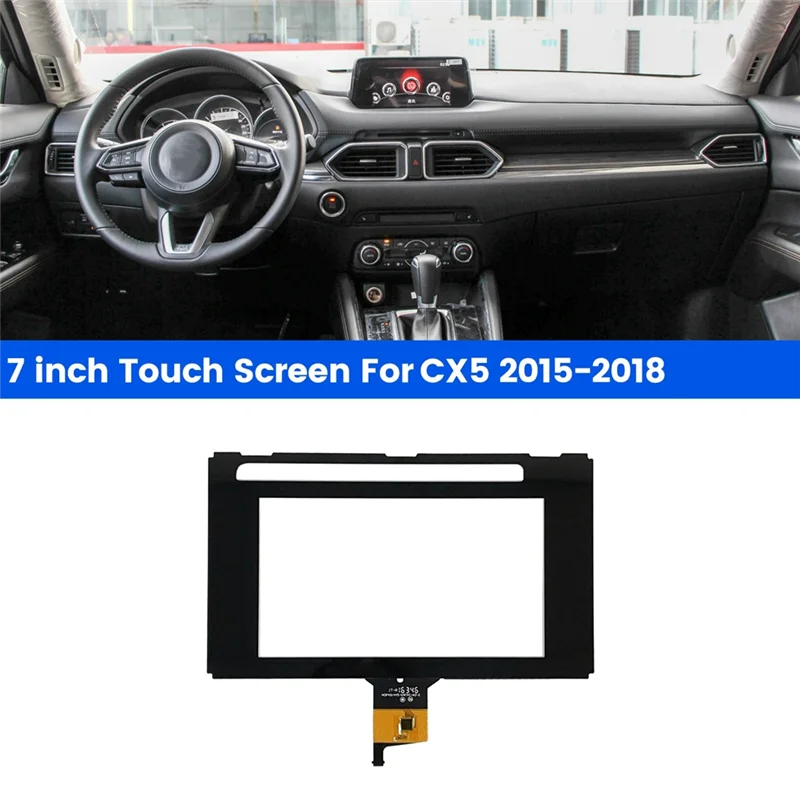 Car 7 Inch Digitizer Navigation Touch Screen Replacement For Mazda CX5 2015-2018 KA0H-669G0