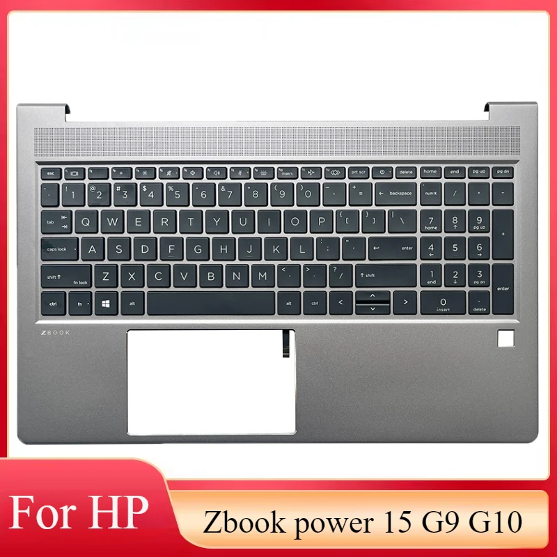 

Original New US French Latin Keyboard For HP Zbook power 15 G9 G10 Laptop Top Case Palm Rest Upper Cover Backlight N06914-001