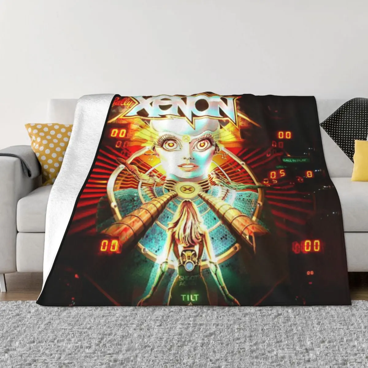 

Xenon V2 Pinball 3 Quilt Couple Blankets Home And Decoration Throw Blanket