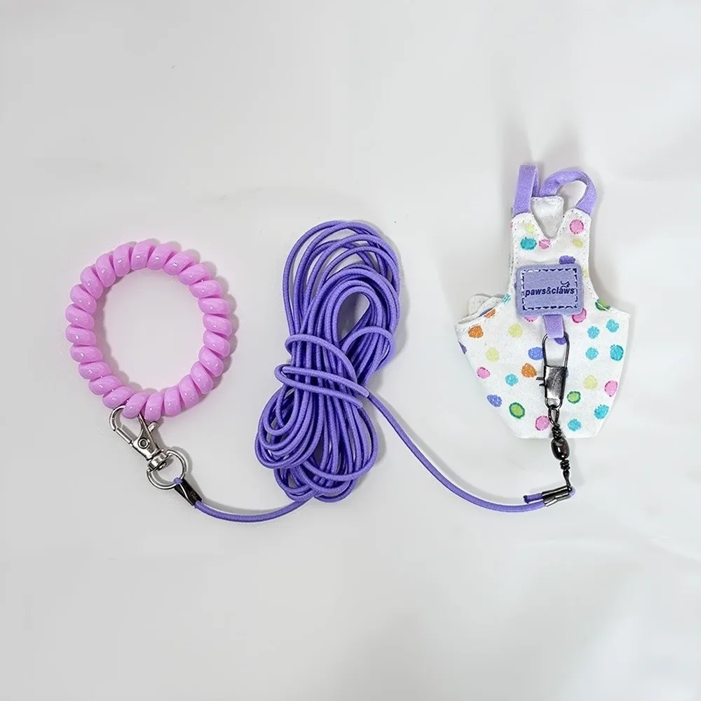 New Breathable Parrot Flying Harness Anti-Bite Comfortable Parrot Flight Harness Adjustable Bird Walking Leash Small Parrots