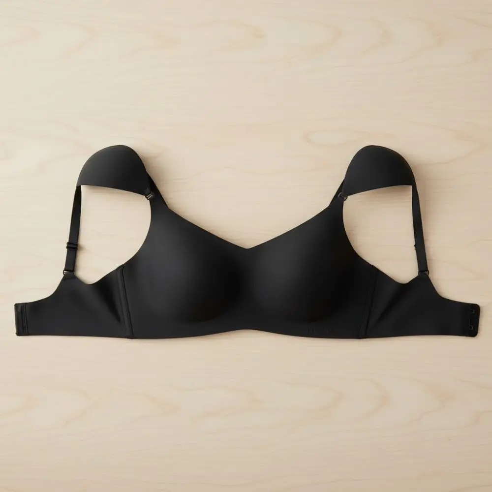 

Comfortable Deep V Right-angle Shoulder Bra Seamless Anti-sagging Shoulder Pad Bra Shockproof Lingerie Wireless Bra Women/Girl