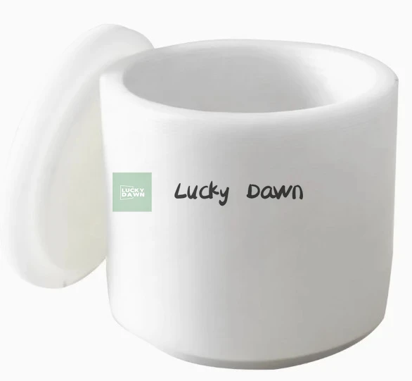 Al2O3 Cylindrical Aluminium Oxide Ceramic Ball Jars Mill Tank Pot Jar For Grinding Crunching Mixing