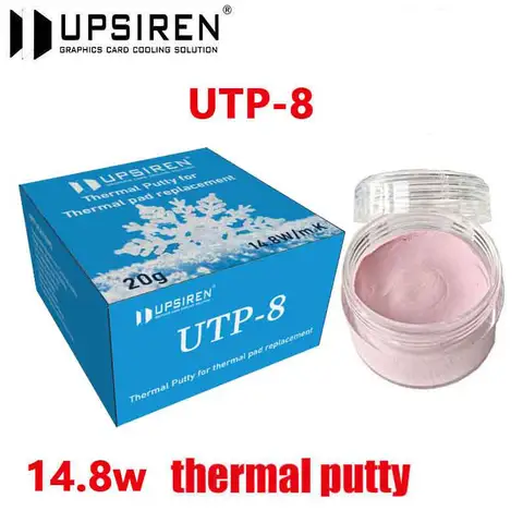 UPSIREN-Mastic thermique UTP8 pour processeur VGA GPU IC, remplacement de tampon thermique de refroidissement, liquide de blocage de la chaleur