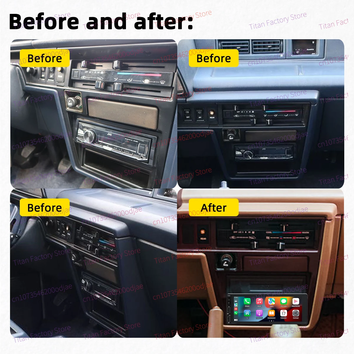 1Din Android Radio 6.86