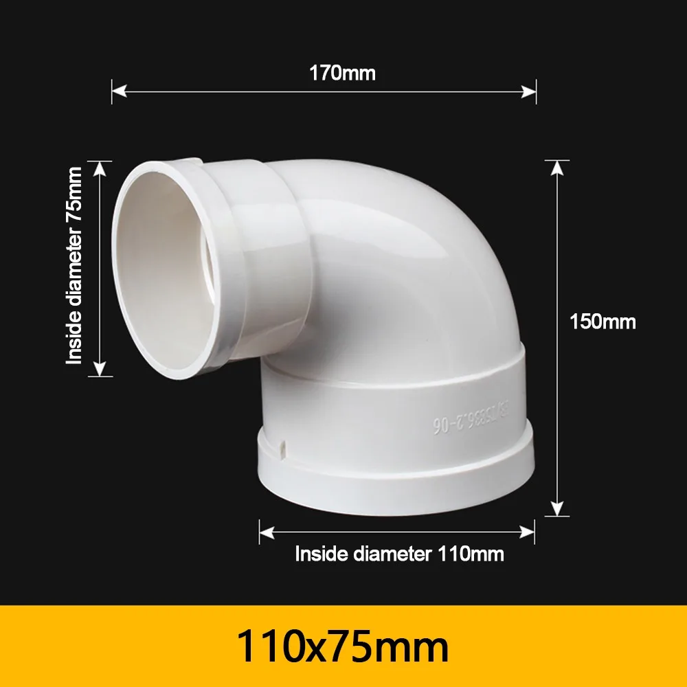 New PVC Pipe Reducing Elbow 2 Way White 90 Degree Elbow Fittings Pipe DIY Shelf Building