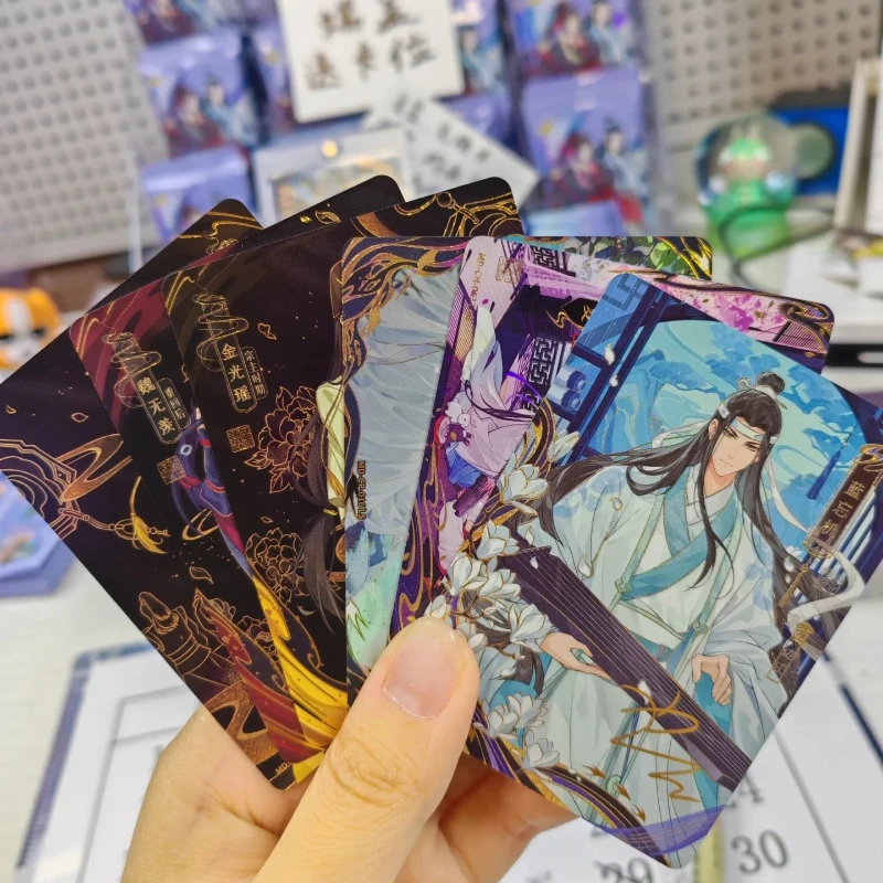 KAYOU حقيقية ماستر الشيطان في حالة سكر حلم سلسلة بطاقة روايات أنيمي الشخصيات الطرفية LanWangJi WeiWuXian جمع الهدايا #6