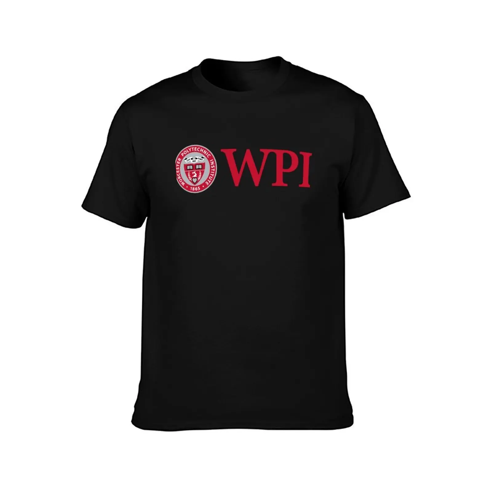 Worcester Polytechnic Institute T-Shirt, Summer Casual Cotton Tee, Oversized Streetwear Tops, Vintage Graphic Print, 100% Cotton
