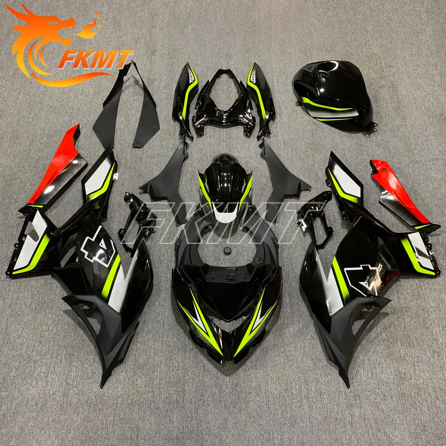 Motorcycle Full Body Kits Fairing For KAWASAKI Ninja400 / Ninja 400 / EX 400 2018 2019 2020 2021 2022 2023 ABS Injection