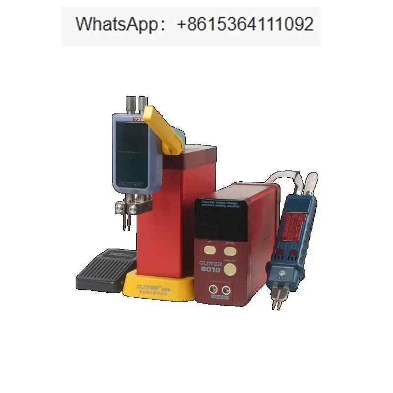 GLITTER 801D Faraday Capacity Spot Welding machine 9900KW Battery welder Spot Welder 0.2mm Pure Nickel welding 0.1-0.35mm 1800A