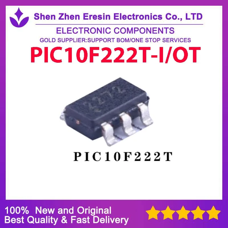 Free shipping   5PCS/LOT  PIC10F222T-I/OT  SOT23-6  New and original