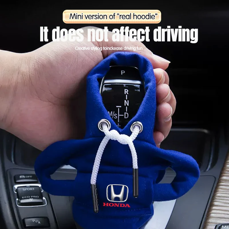 Car Gear Shift Hoodie Cover Decoration For Honda Mugen Power TypeR Jazz City Civic Inspire Accord FIT HRV XRV CRV Odyssey Legend