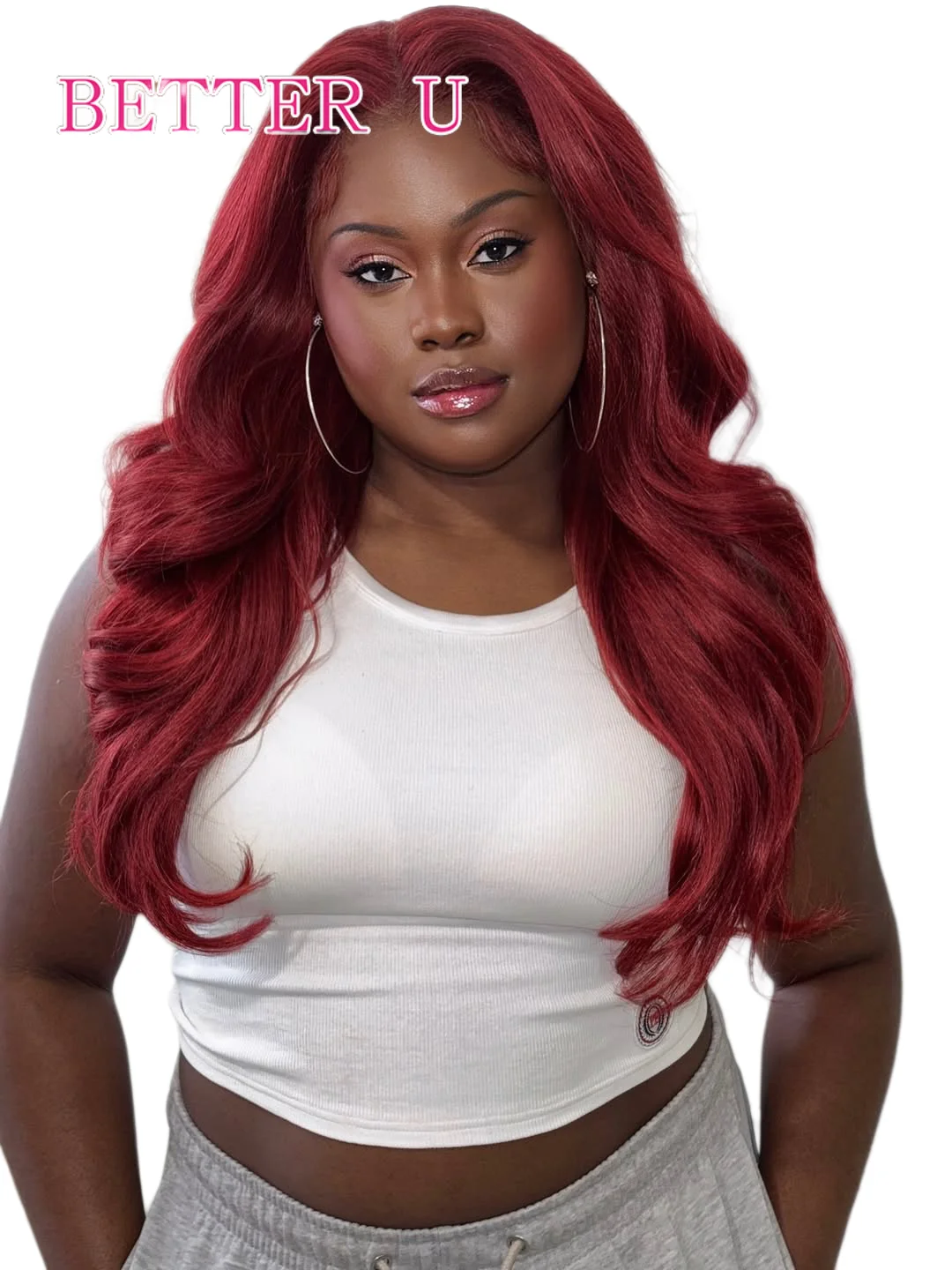 

Body Wave Human Hair Wig Burgundy Color 13x4 13x6 Lace Front Wigs Pre-Plucking Brazilian Dark Red Lace Front Human Hair Wig 180%