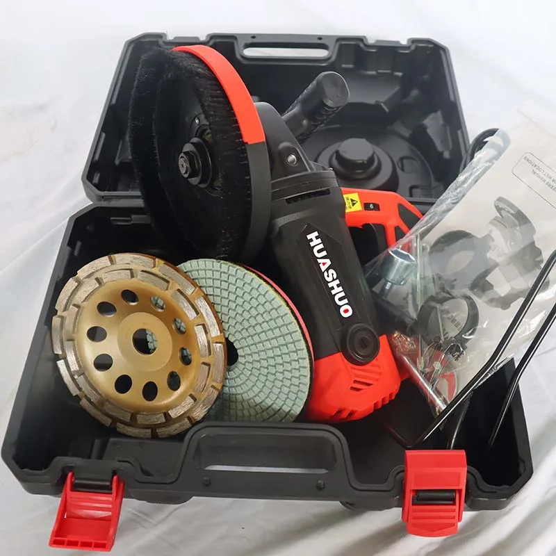 2024 New Design Electric Dustless Concrete Grinding Machine Wall Sander for Construction