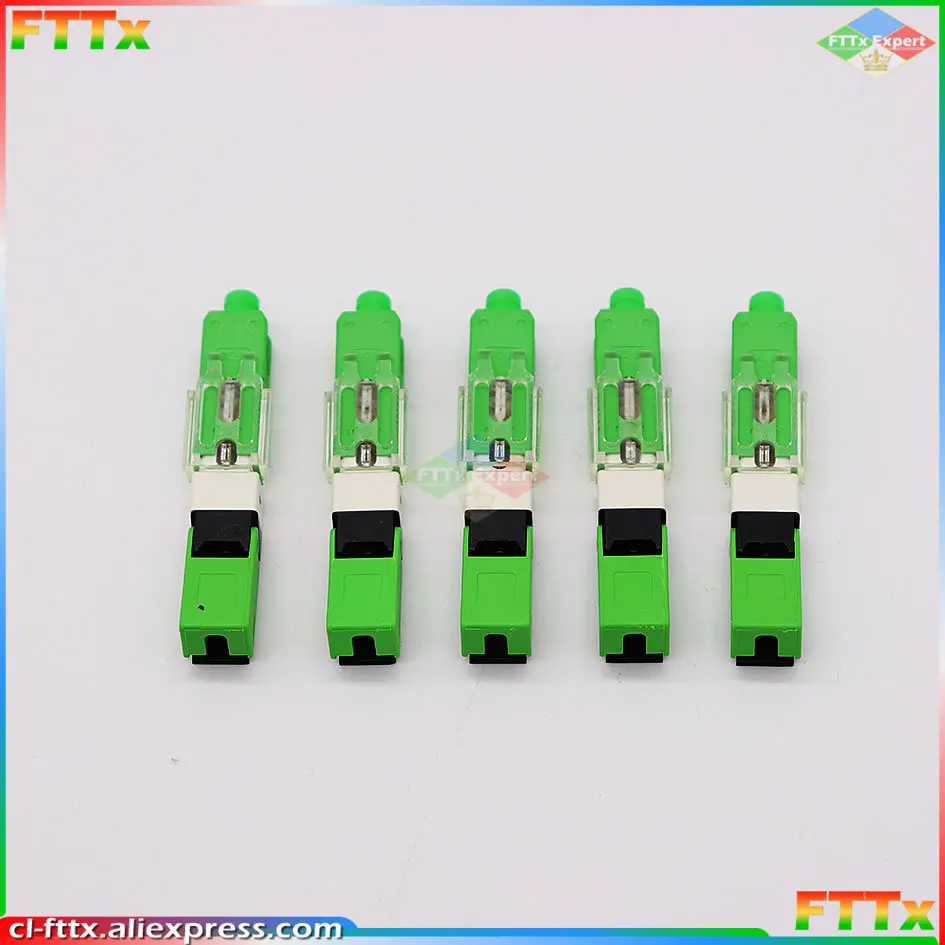 

SC APC quick connector single-mode optical fiber SC UPC FTTH SC Fast Connector SC adapter on-site assembly cold connectio