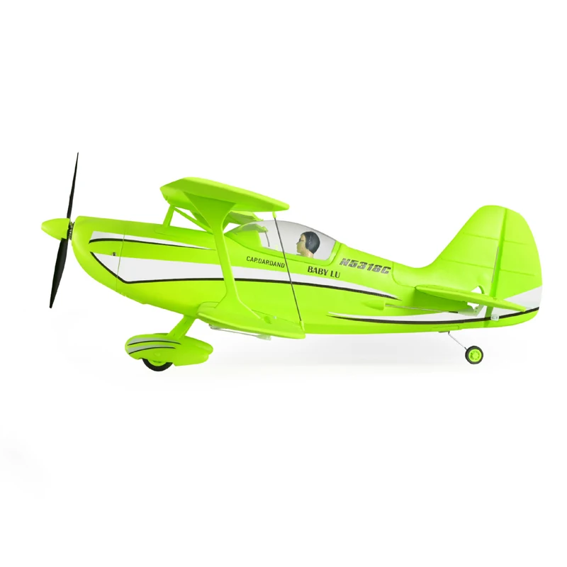 A310 Quatro Vias RC Biplano 3D/6G Segunda Guerra Mundial Faia D17S Biplano Alta Simulação Modelo de Controle Remoto Sem Escova