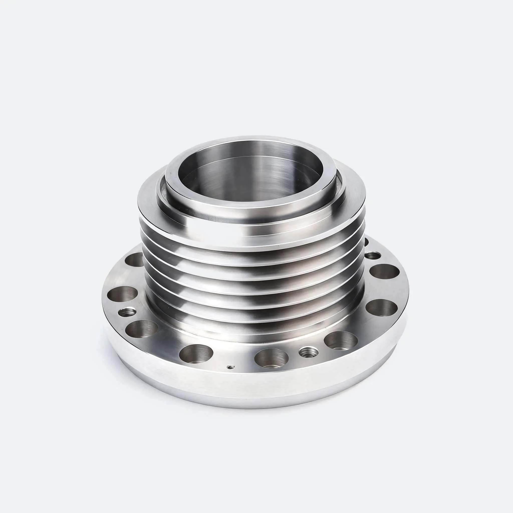 Multi-Groove High Torque V-Belt Pulley Stainless Steel CNC Machined Heavy Duty Centrifuge 0.005mm Tolerance High Precision ISO