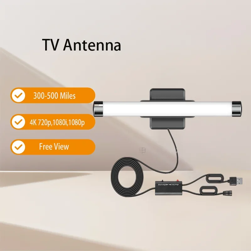 Indoor VHF UHF IPTV Digital Internal TV Antenna HD Full TV Signal Amplifier Portable DVB T2 TDT Receiver Digital Antenna For TV