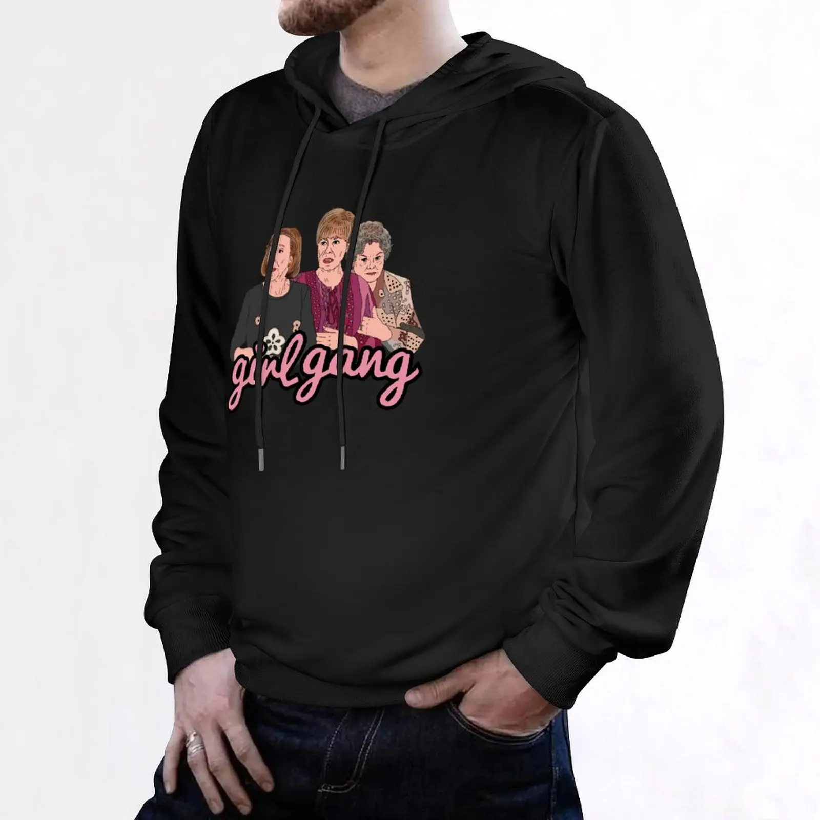 Girl Gang, Aquí no hay quien viva Sudadera con capucha ropa de invierno ropa para hombre Sudadera con capucha