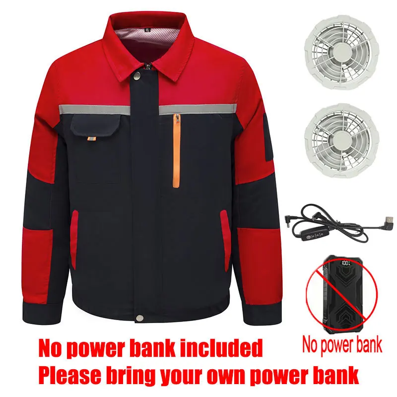 

New Air Conditioning Clothes Fan Clothes Cooling Work Clothes Cooling Men'S Women's Summer Sun Protection Clothes Outerwear