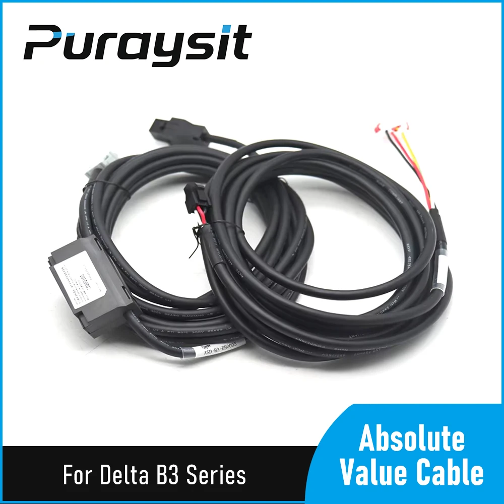 Servo Motor Absolute Value Power Cable ACS3-CAPW3103 ACS3-CAPW3105 Encoder Cable ACS3-CAEA1003 ACS3-CAEA1005 for Delta B3 Series