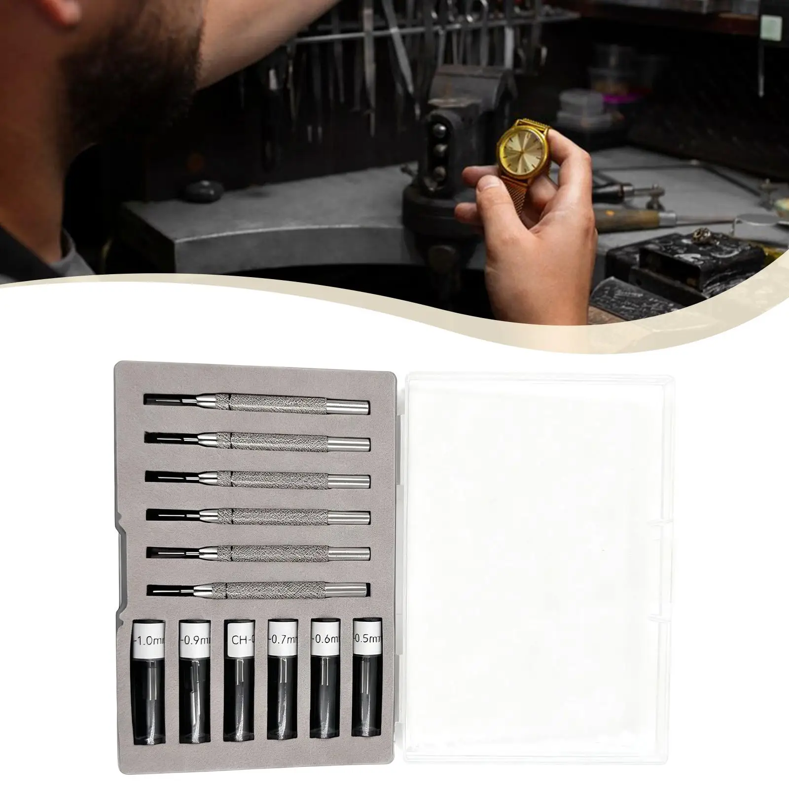 أداة إزالة رابط حزام الساعة، صيانة احترافية لخرامة دبوس حزام الساعة #5