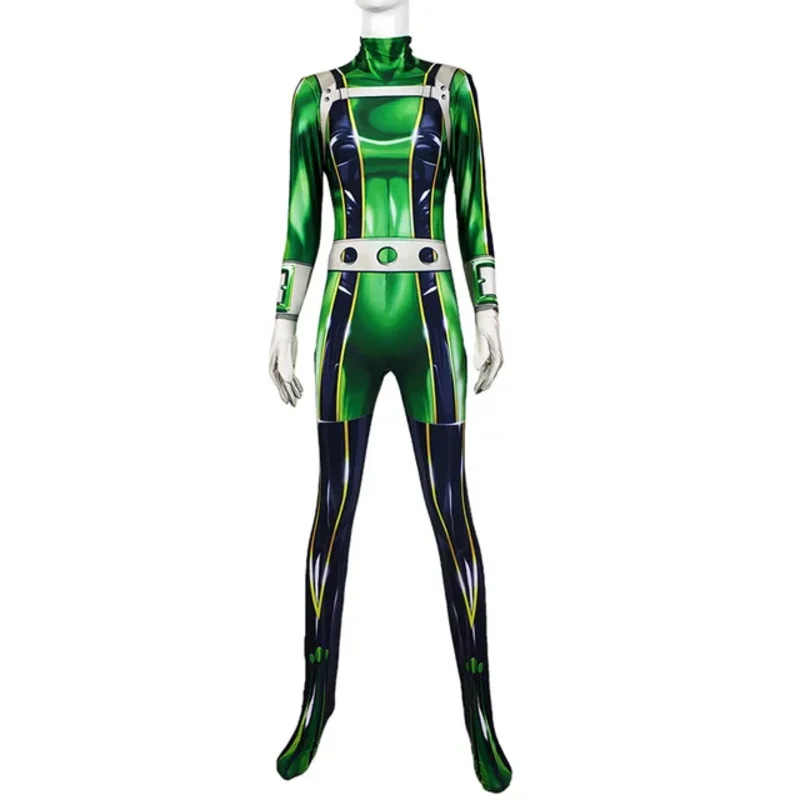 My foreCosplay Academy Costume pour hommes et femmes, All Might Boku no ForeAcademy, Ochprogressif, Uraraka Halloween Dam Ball, Imbibé de barboteuse, Anime