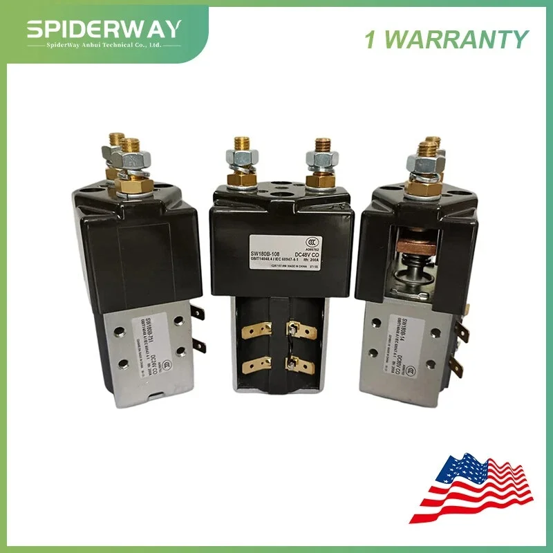 

48V 200A SW180 Albright Contactor Electric Vehicle DC Contactor SW180B-108
