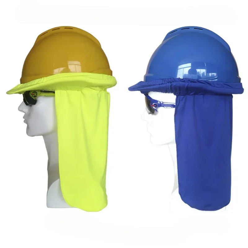 

Useful Summer Shade Reflective Stripe Safety Hard Hat Neck Shield Helmets for Construction Workers