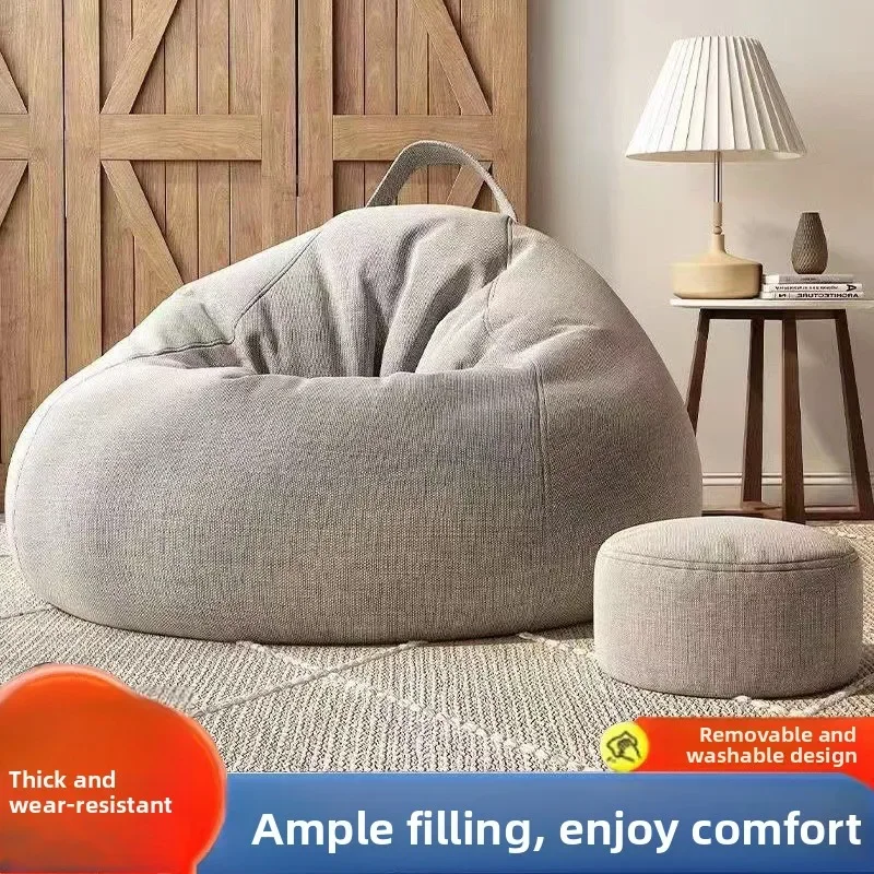 Bean Bag Lazy Sofa Chair Living Room Balcony Casual Durable Can Lie Sleep Tatami Style Indoor Resting Bean Bag Lounge Chair