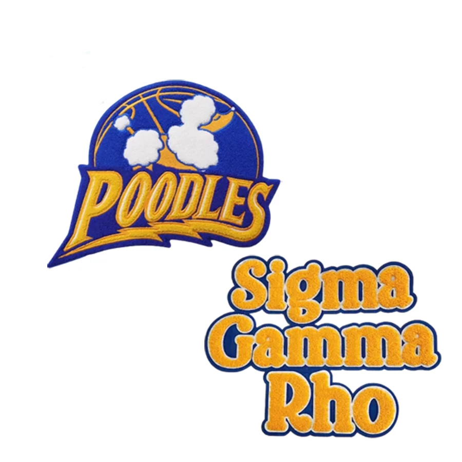 الجملة للتخصيص سيجما غاما رو القلطي الشنيل الحديد على التصحيح ل هوديي والسترات الملابس والاكسسوارات #5