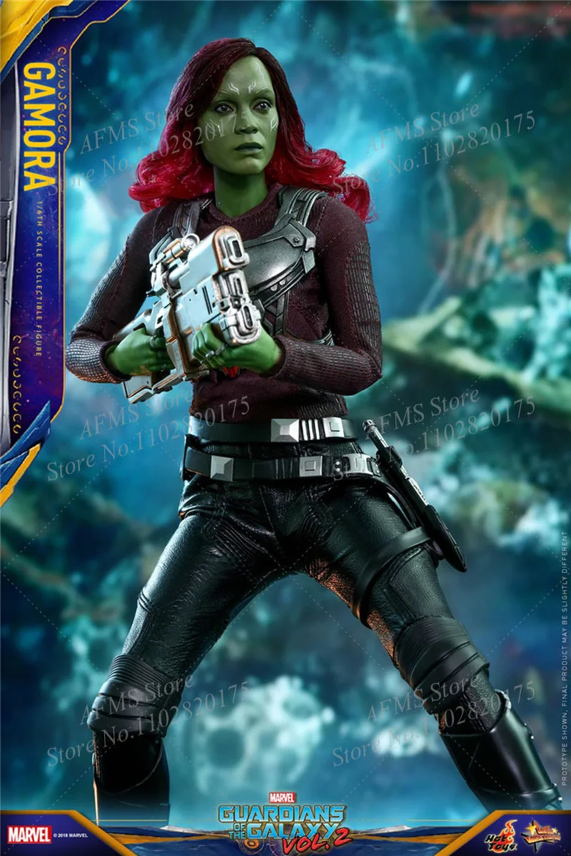 Gorące zabawki MMS483 1/6 kobieta żołnierz strażnicy galaktyki Gamora Zoe Saldana pełny zestaw 12 "figurka Model Collectibl