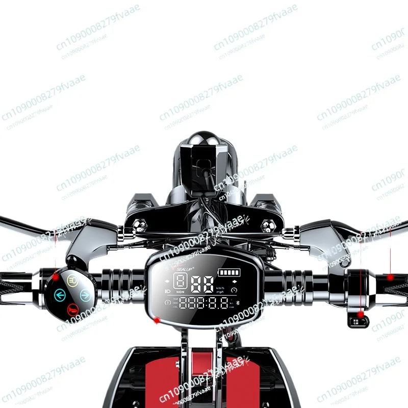 Electric scooter mount folding driving two-wheeled scooter small mini battery car