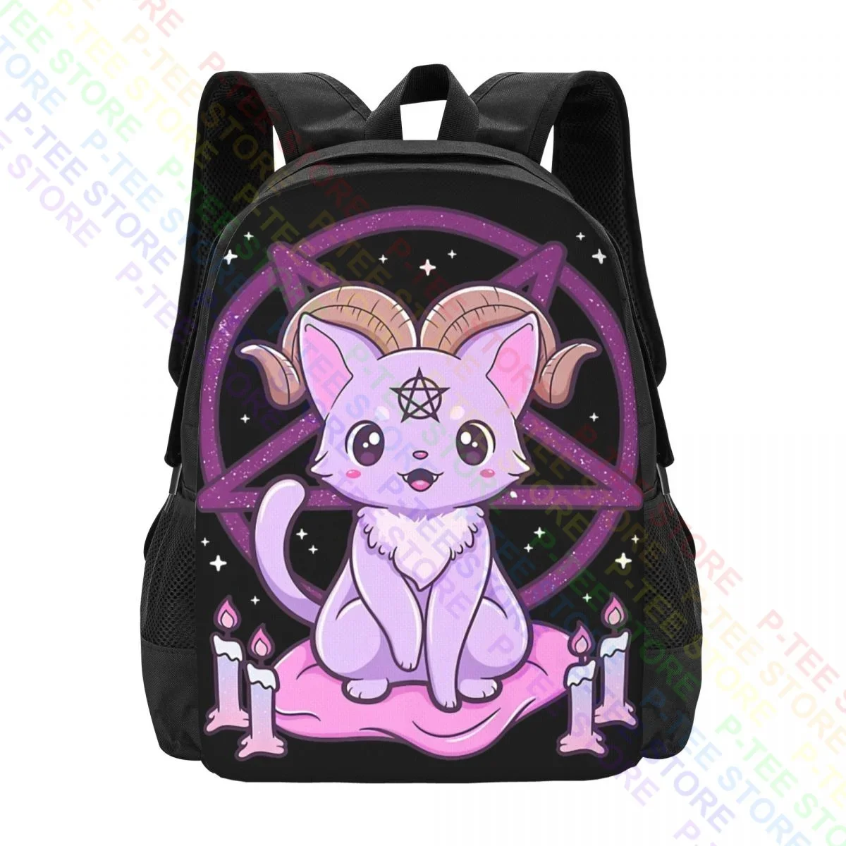 Kawaii Pastel Goth Krampus Cute Creepy GothicBackpack Large Capacity Cute New Style