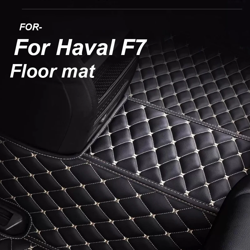 

LUXURY Car Floor Mats For Haval F7 2019 2020 2021 Custom Auto Foot Pads Automobile Carpet Cover interior accessories