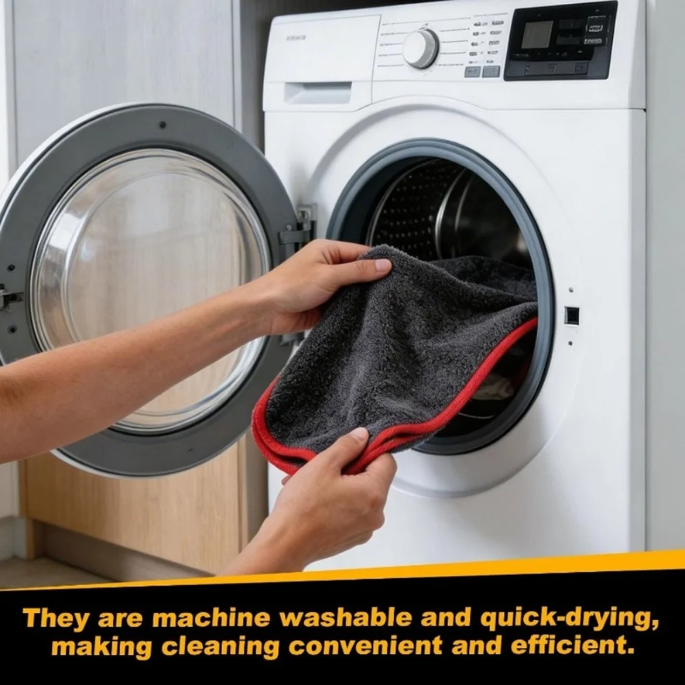 XXL Extra Large Microfiber Car Drying Towel, Ultra Absorbent Thickened Cleaning Towel with Twist Ring Design