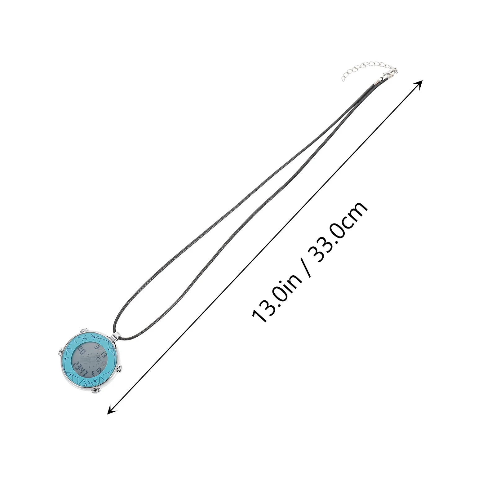 Electronic Pocket Watch Digital Hanging Alarm Watch For Students Elderly Travelers Lightweight Durable Necklace Timepiece