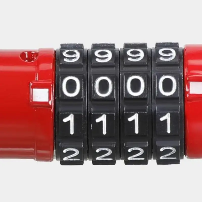 Heavy Duty Zinc Alloy 4 Digit Combination Padlock Anti-Pry Password Lock for Garage Bike Motorcycle Storage Locker