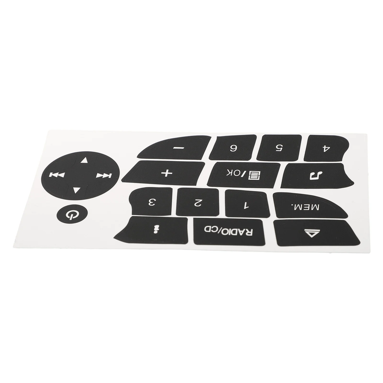 Replacement Radio CD Switch Decal Sticker for Renault For Clio 2009 2010 2011 and 2009 2010 2011 Interior Trim