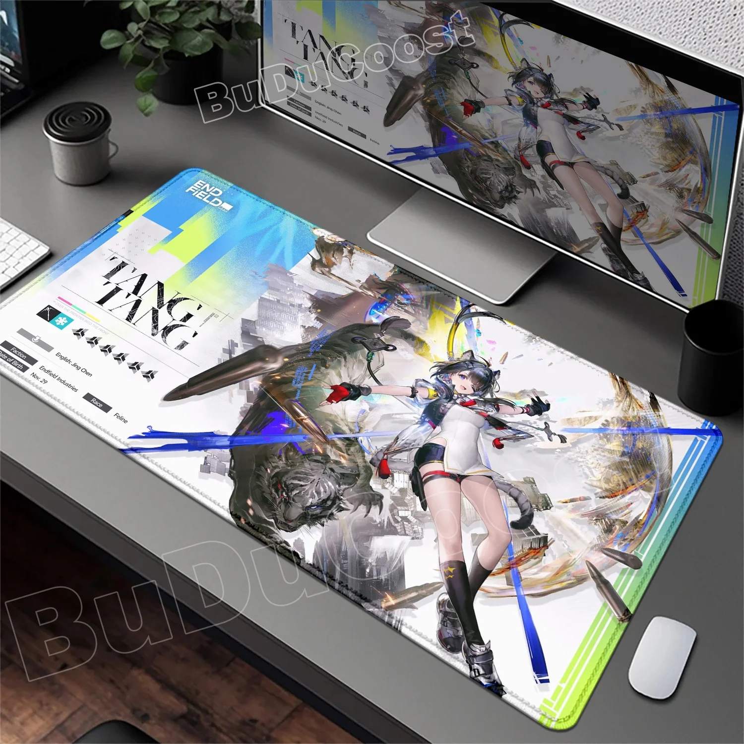 

Game Arknights Endfield Tangtang Mouse Pad Non-slip Rubber Gamer Computer Mat Decoracion Laptop Large Kawaii Anime Girl Desk Mat