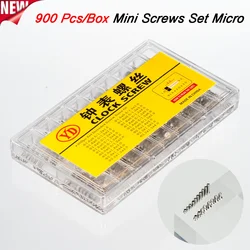 900Pcs Mini Screws Set Micro PC Laptop Computer Sunglass Watch Phone Tablet Glasses Repair Tiny Screw Tools DIY Kit Fastener Kit