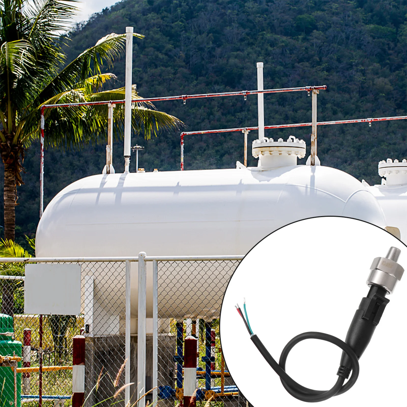 مستشعر ضغط 150 رطل لكل بوصة مربعة من الفولاذ المقاوم للصدأ لمحول الضغط الدقيق للحساسية المتقدمة للمياه بالغاز #6